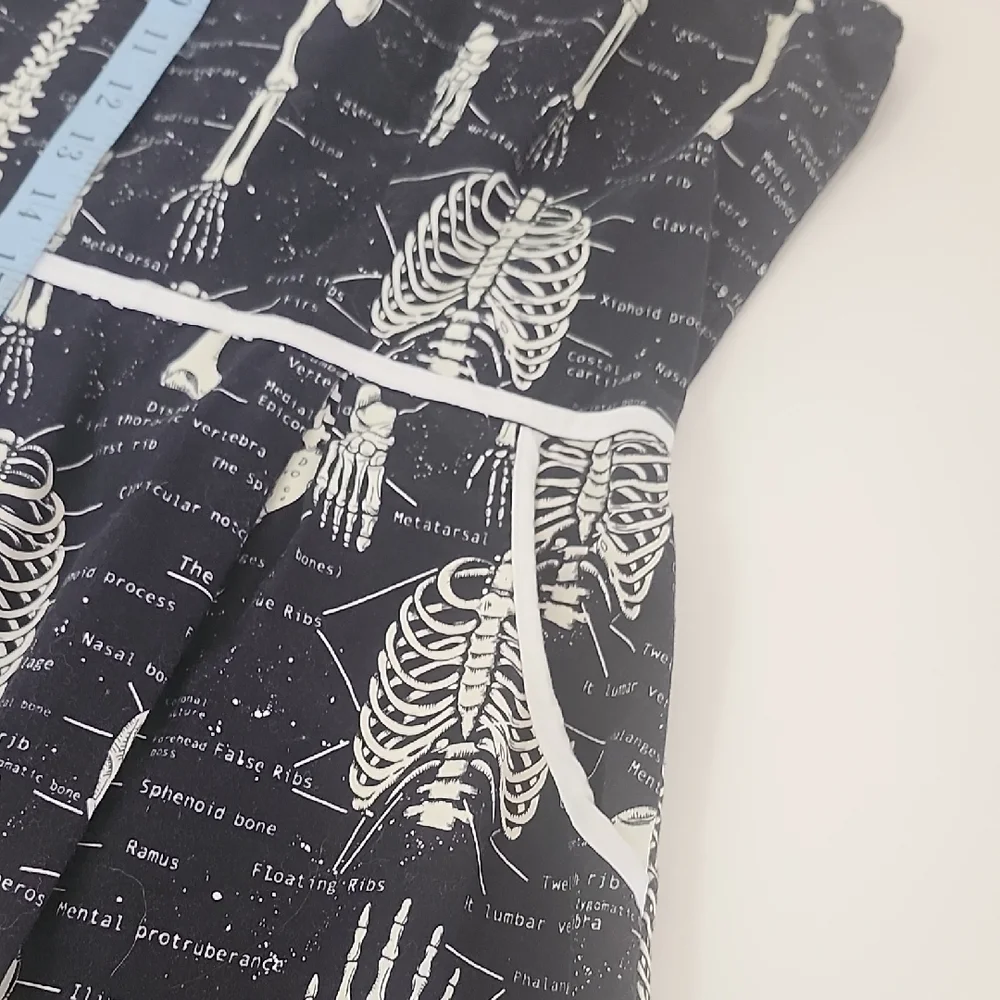 Modcloth Rad To The Bone Retro A-line Dress - Picture 4 of 10